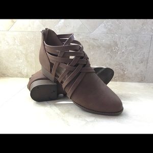 Criss Cross Ankle Booties